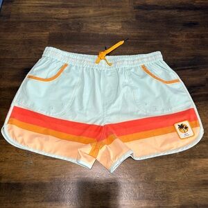 United By Blue X Corona Light Blue Board Shorts